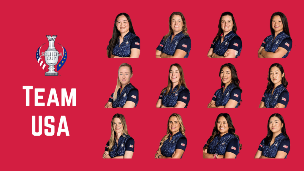 Team USA at the Solheim Cup 2024